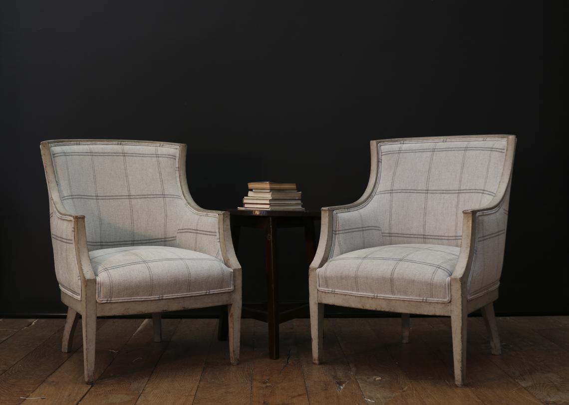 Pair of Gustavian Armchairs