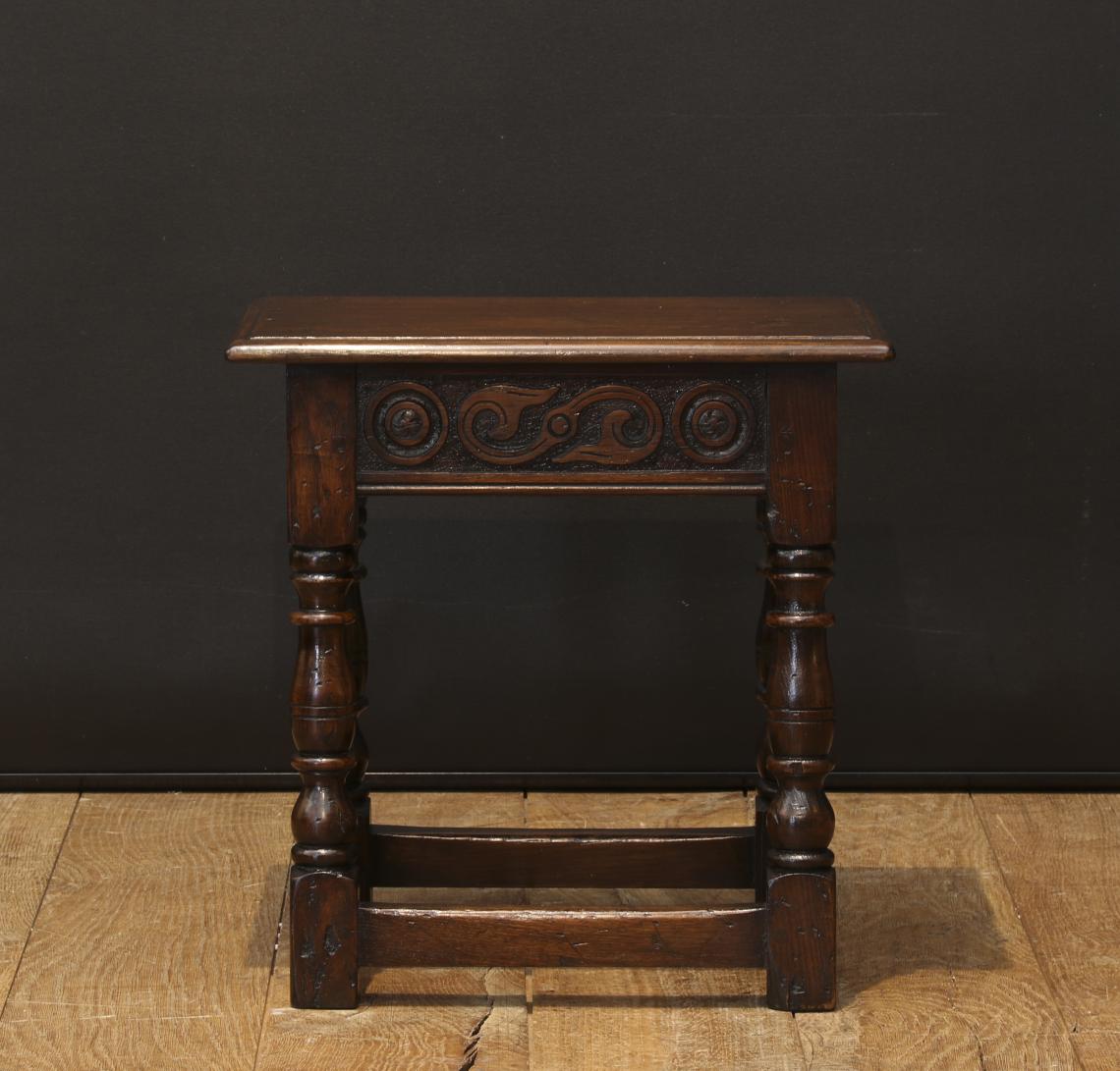 English Oak Jointed Stool