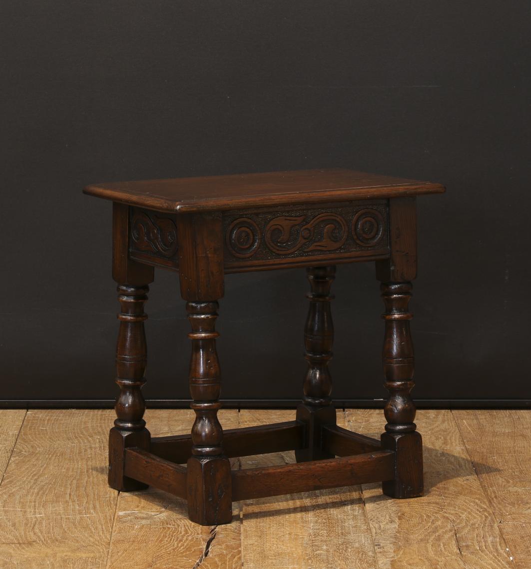 English Oak Jointed Stool