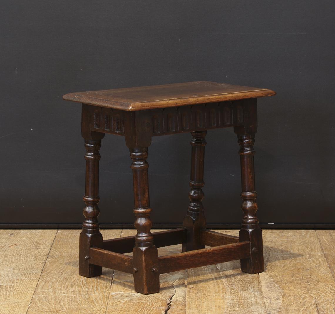 English Oak Jointed Stool