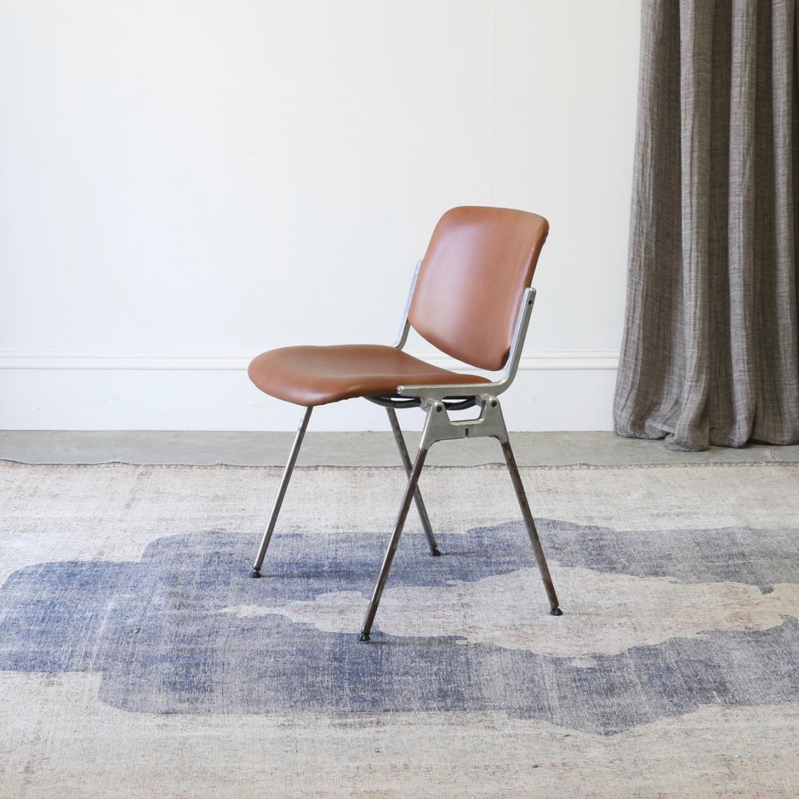 Castelli Chairs // Tan Leather