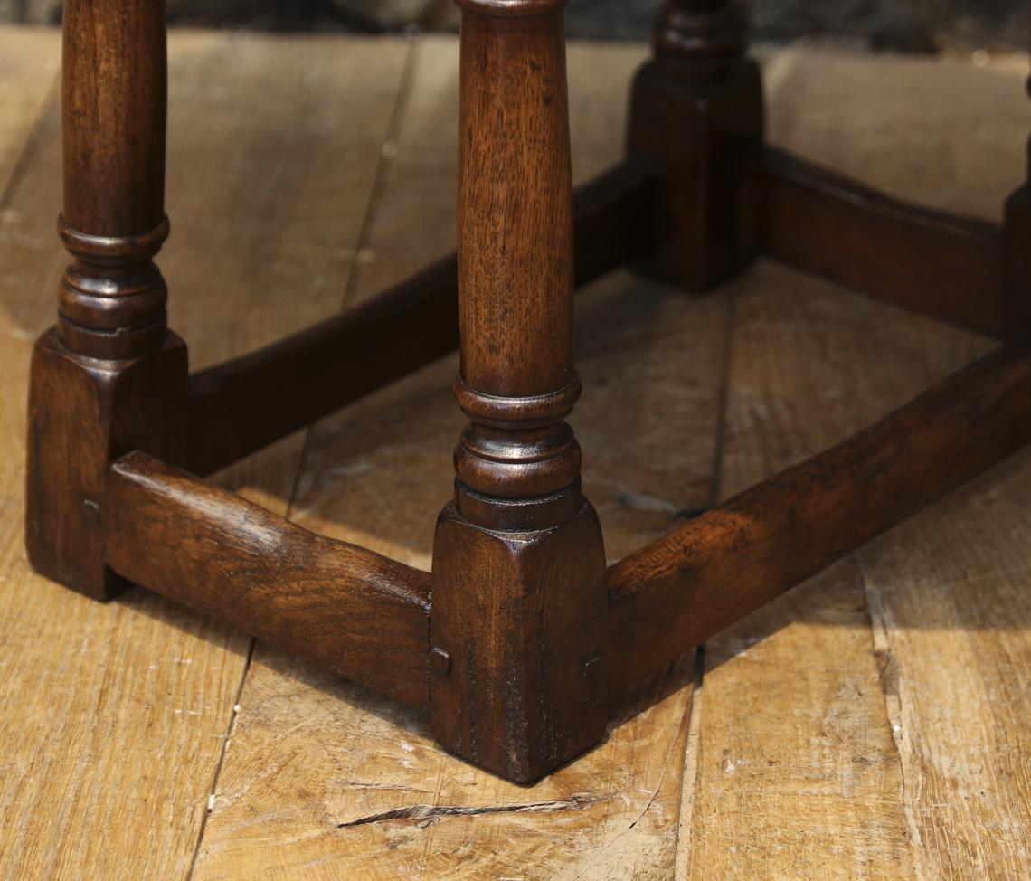 English Oak Jointed Miniature Drop Leaf Table