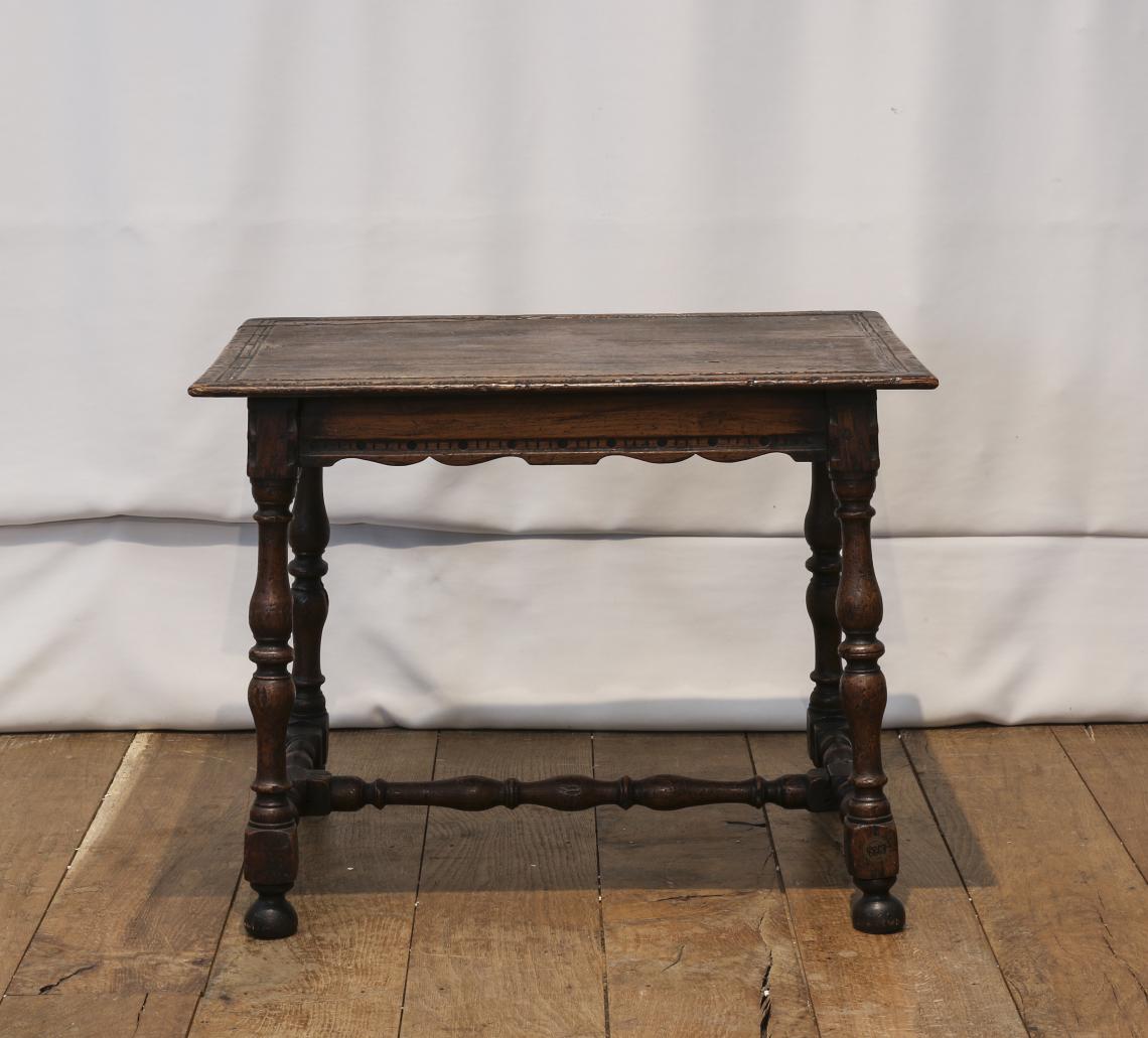 A Period Georgian Oak Jointed Stool/Small Table