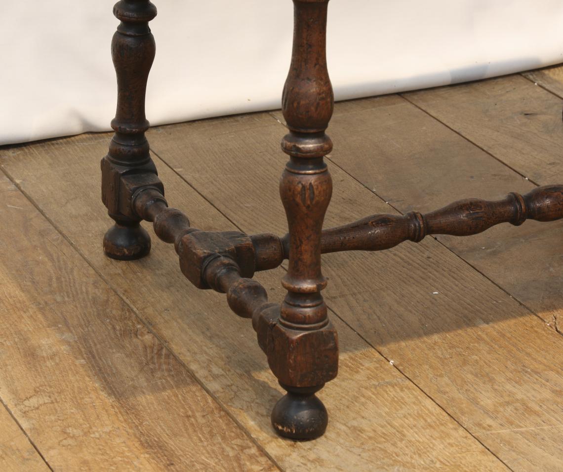 A Period Georgian Oak Jointed Stool/Small Table