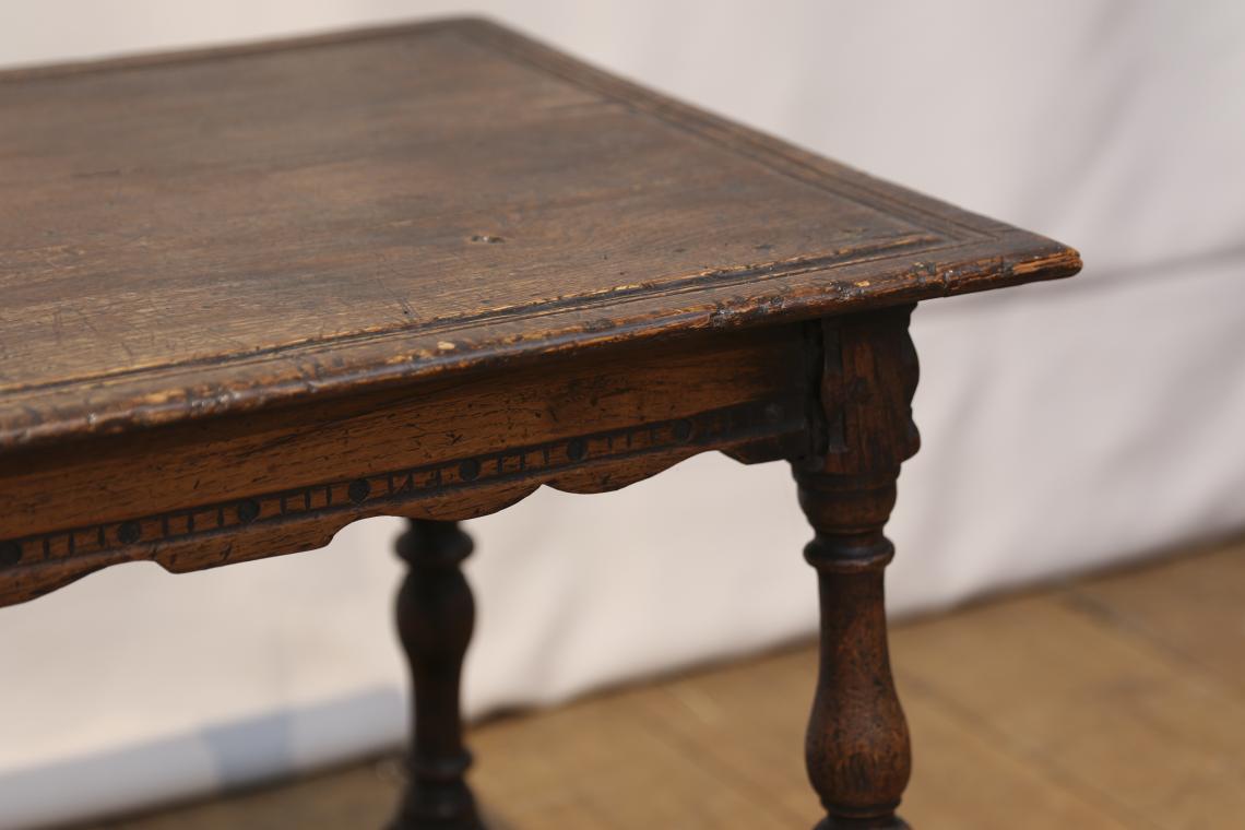 A Period Georgian Oak Jointed Stool/Small Table
