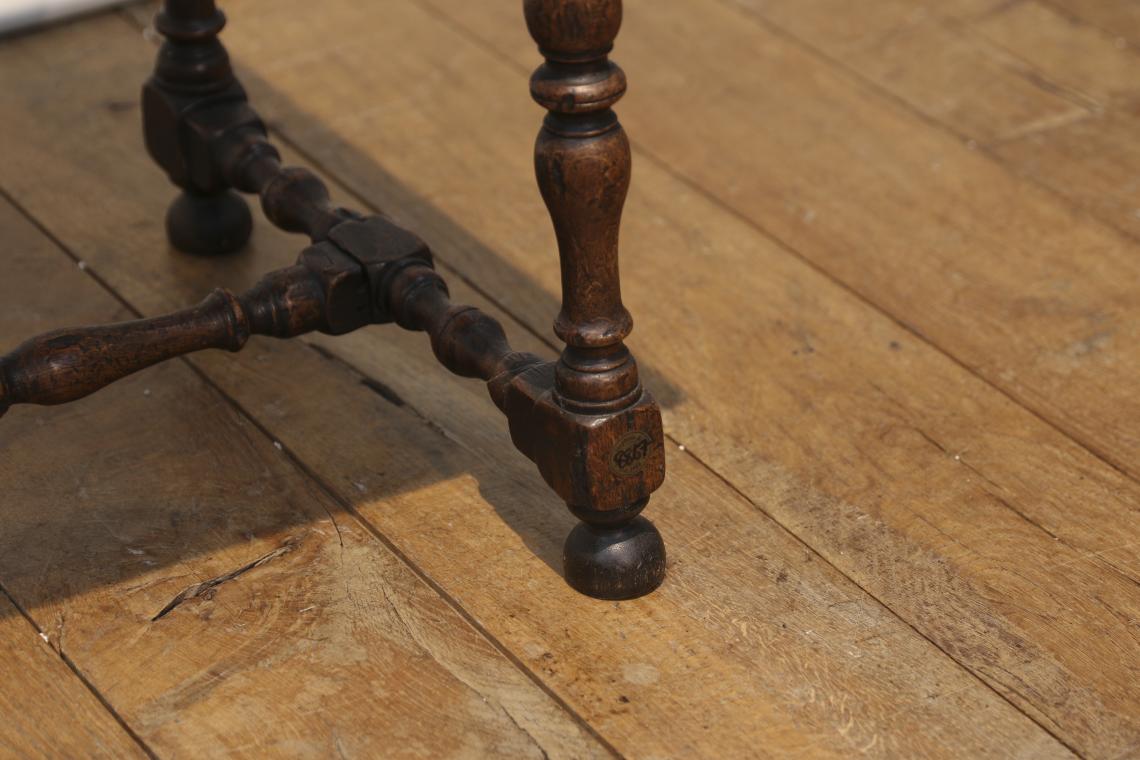 A Period Georgian Oak Jointed Stool/Small Table