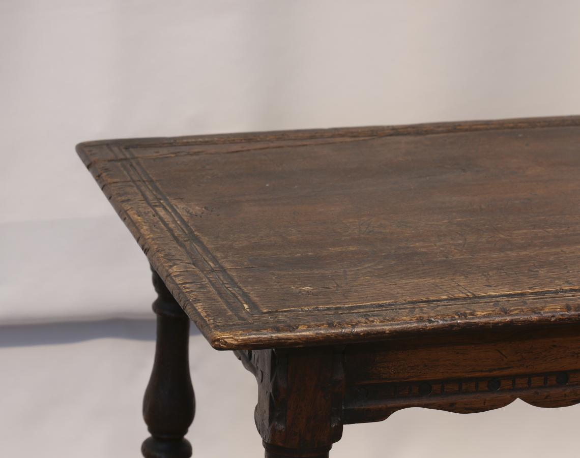 A Period Georgian Oak Jointed Stool/Small Table