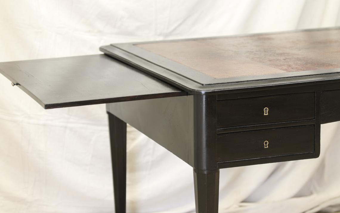 5 - Drawer Ebonised Bureau Plat