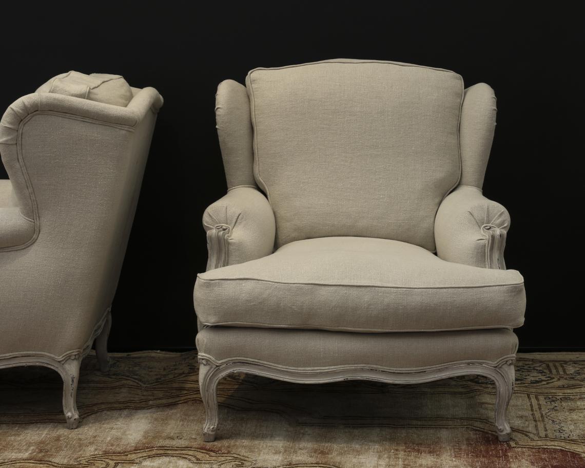 Louis XV Wing Chairs