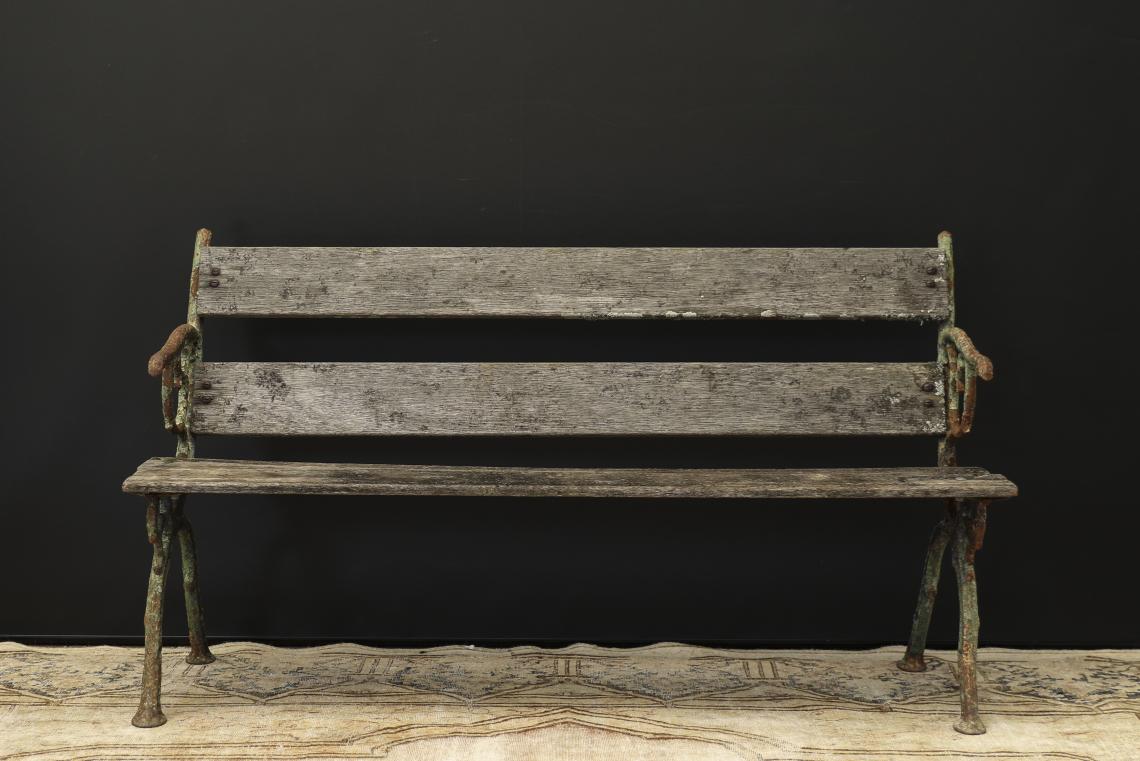 110-52 - Green Outdoor Bench