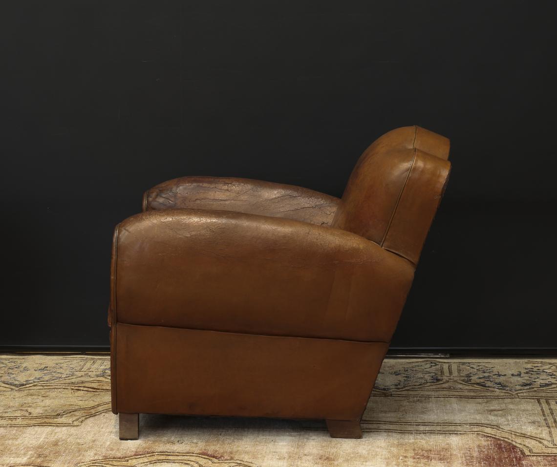 Pair of Leather Armchairs