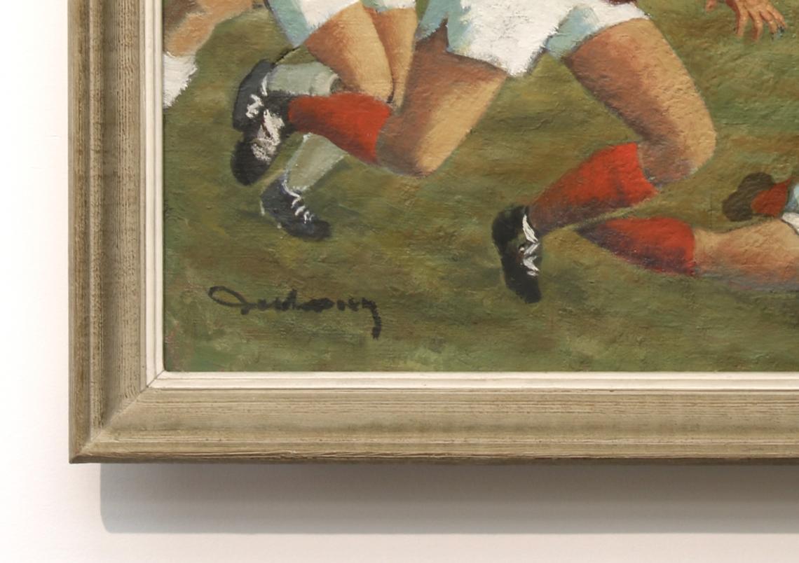 'Rugby' Oil Painting