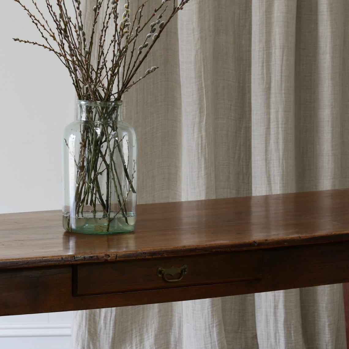 Large Solid French Oak Refectory Table 