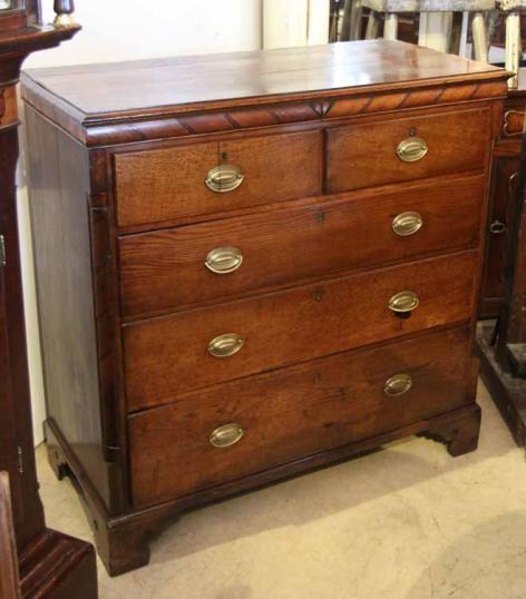 George III Oak Chest of Drawers