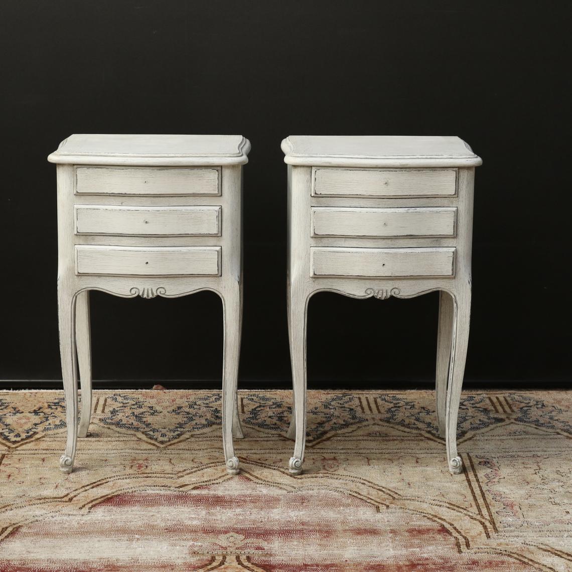 Pair of French Bedsides