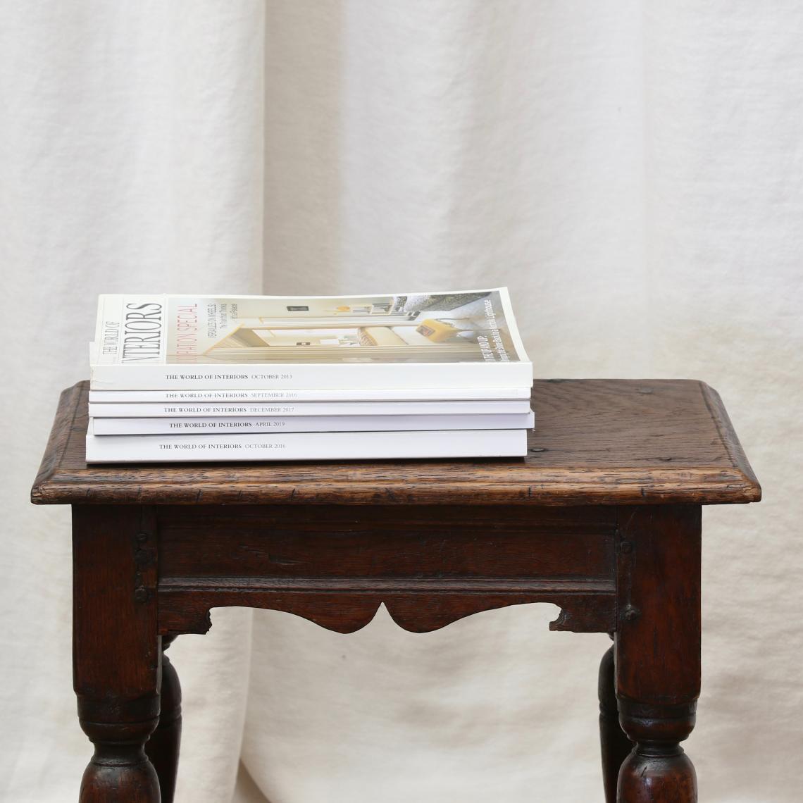 Jointed Oak Stool