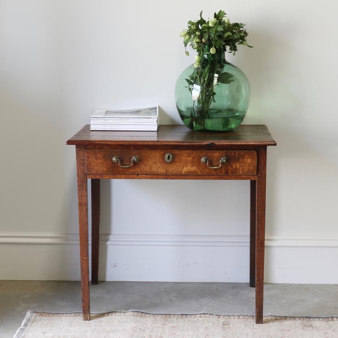 Georgian Oak Side Table