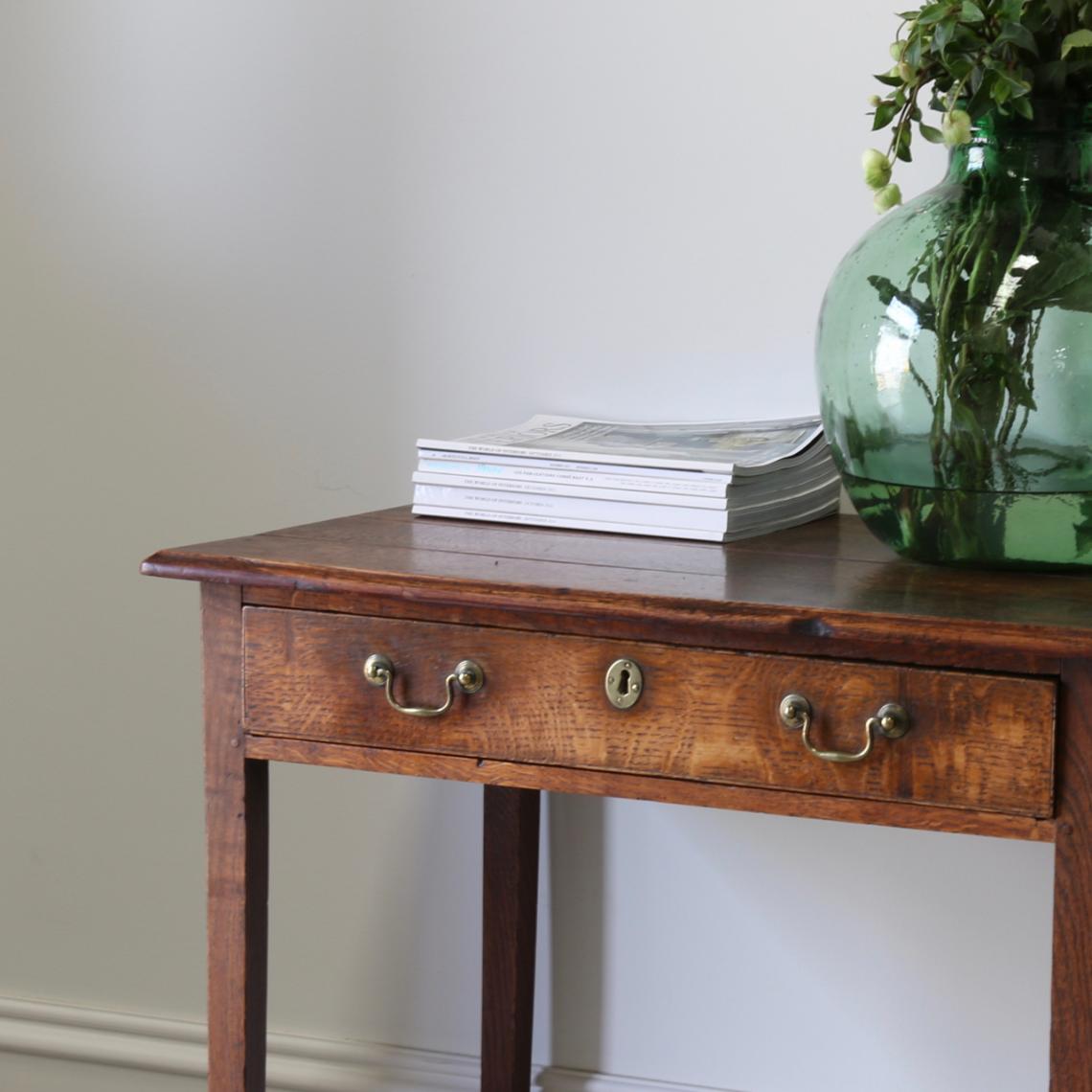 Georgian Oak Side Table