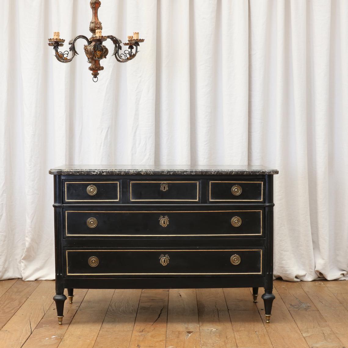 Ebonised Directoire Commode