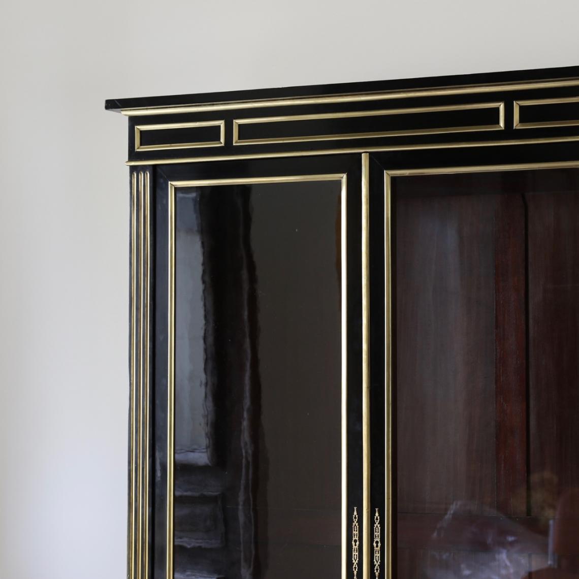 French Directoire Period Ebonised Vitrine