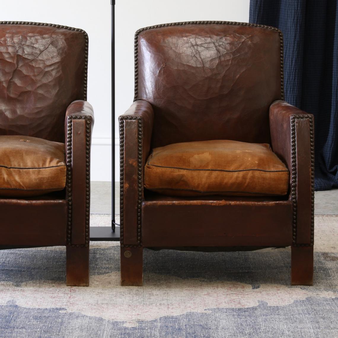 Leather Armchairs