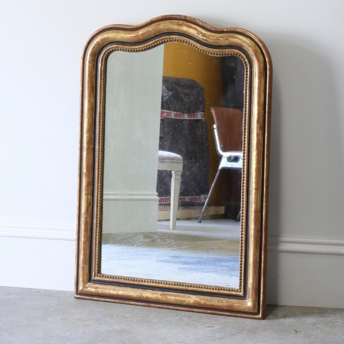 Gendarme Topped Mirror