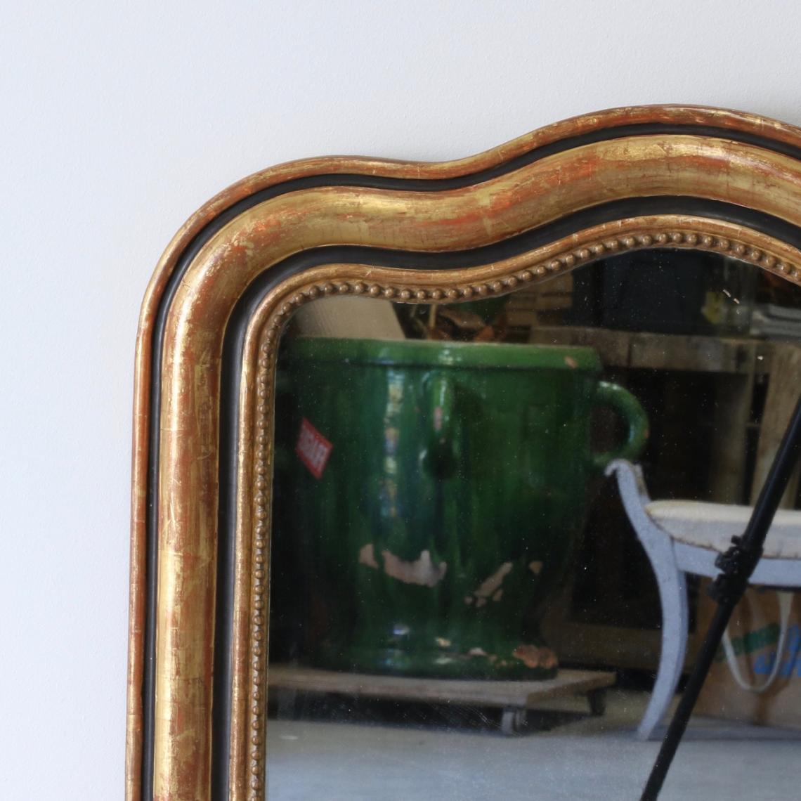 Gendarme Topped Mirror