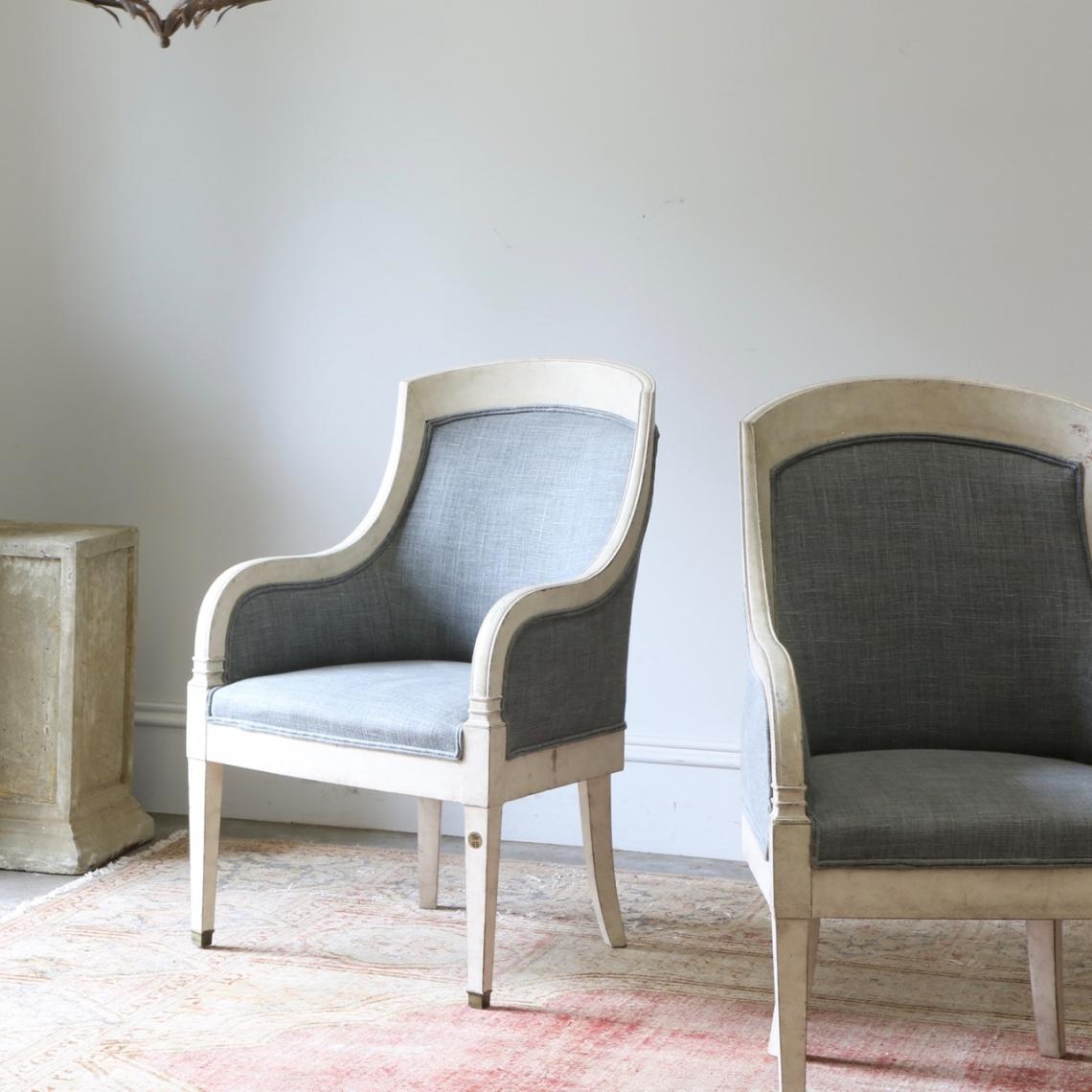 Pair of Gustavian Chairs