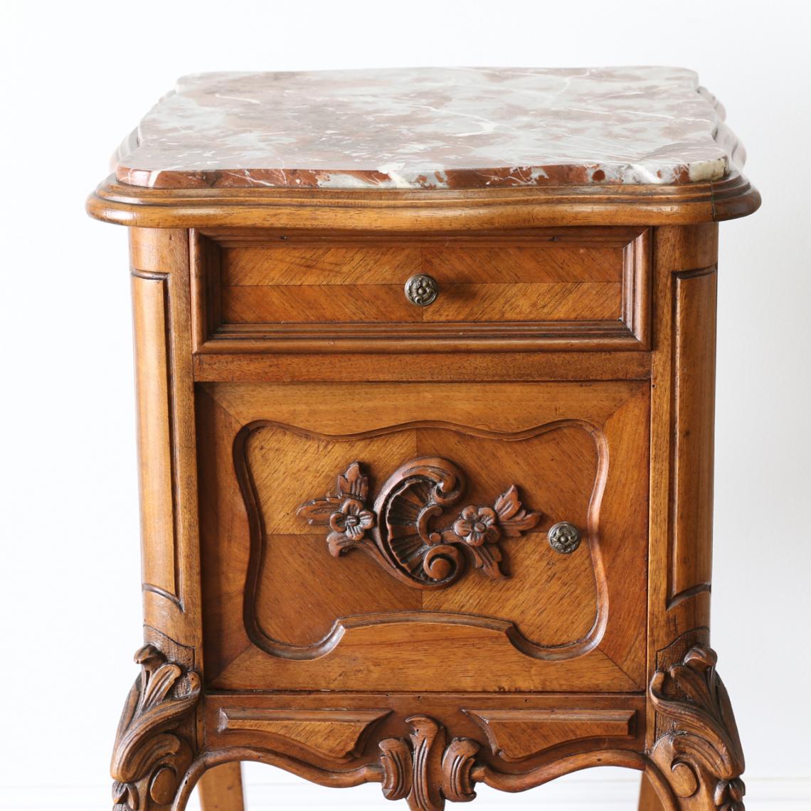 Carved Bedside Cabinets