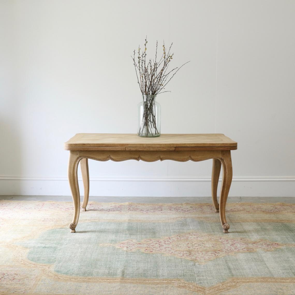 Bleached Parquet Table