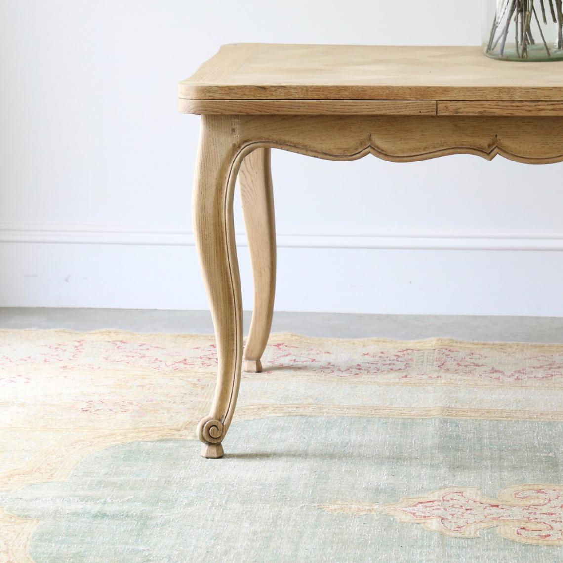 Bleached Parquet Table