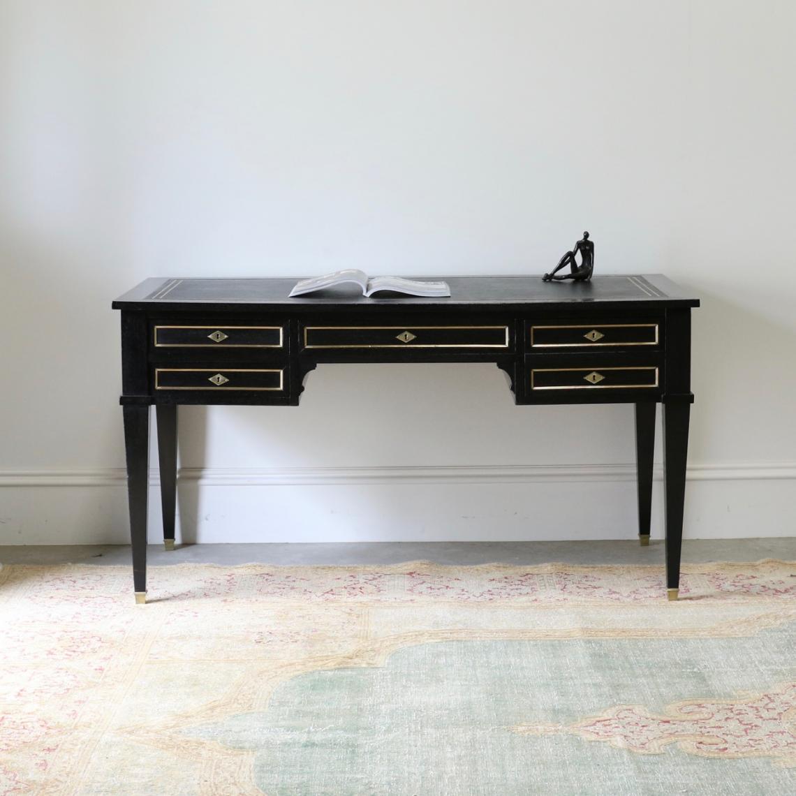 Ebonised Bureau Plat