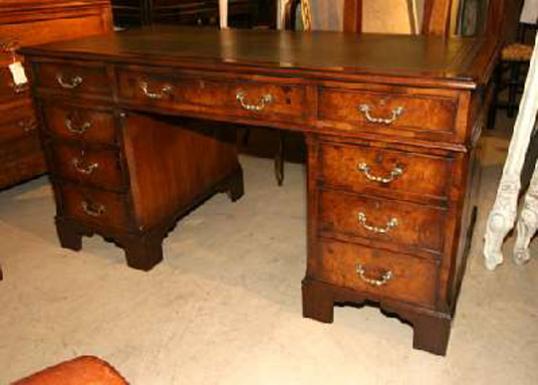 Walnut Pedestal Desk