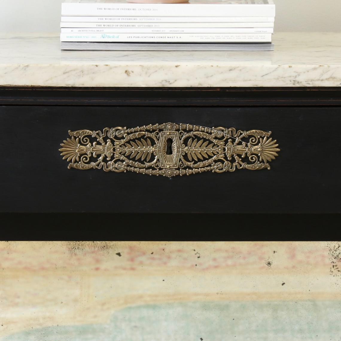 Ebonised Console