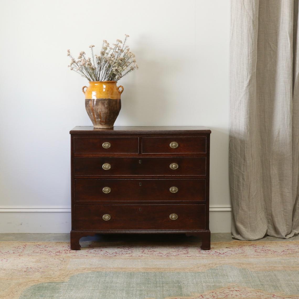 Georgian Oak Chest of Drawers