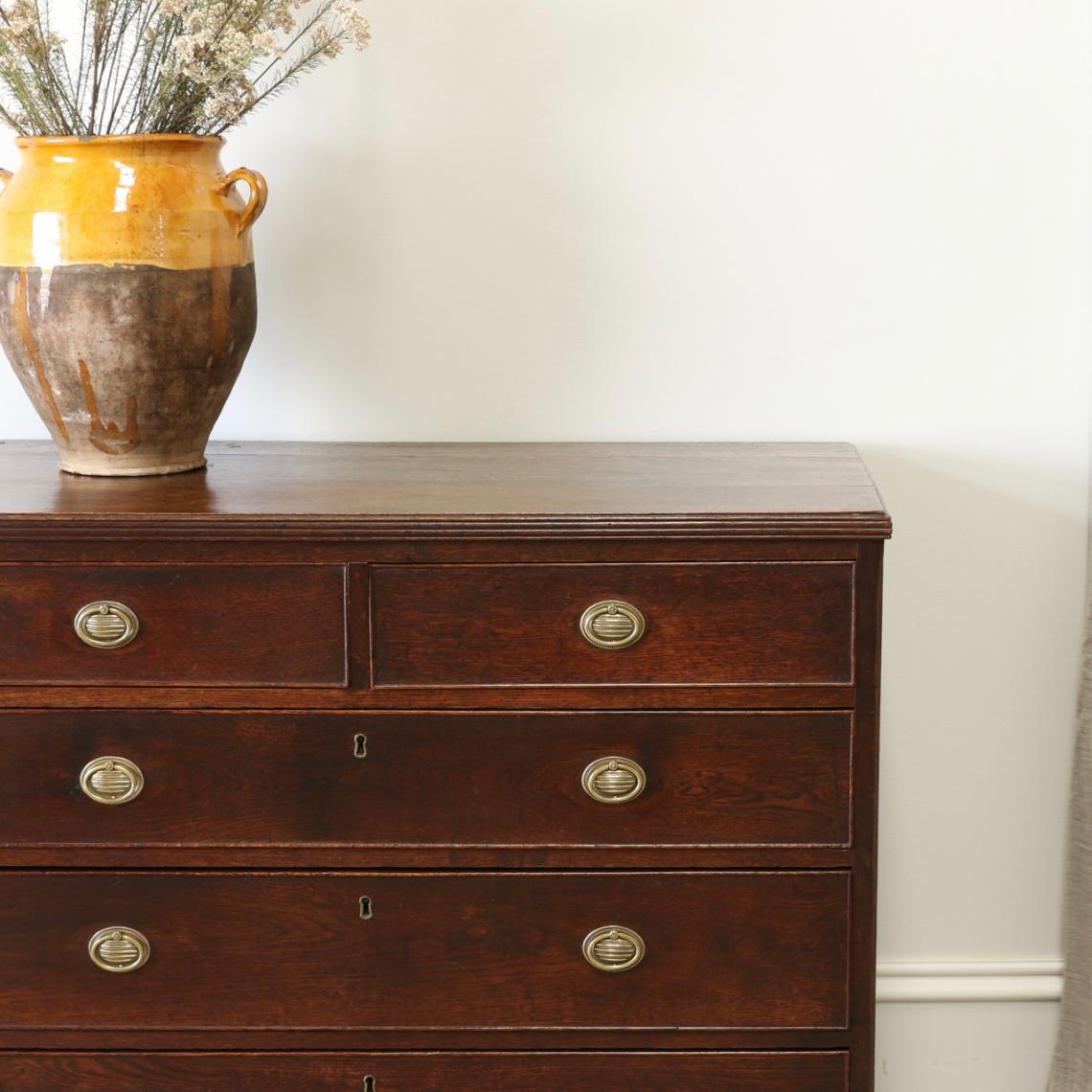 Georgian Oak Chest of Drawers