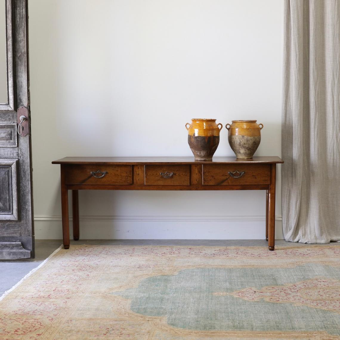 Three-Drawer Side Table