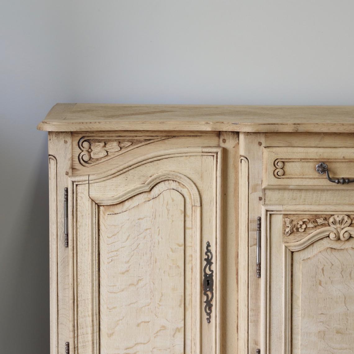 Bleached French Dresser Base