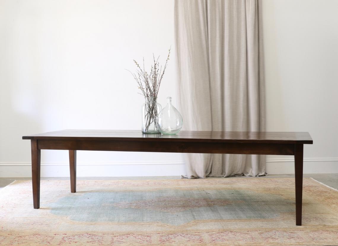 Tapered Leg Dining Table// JS Editions