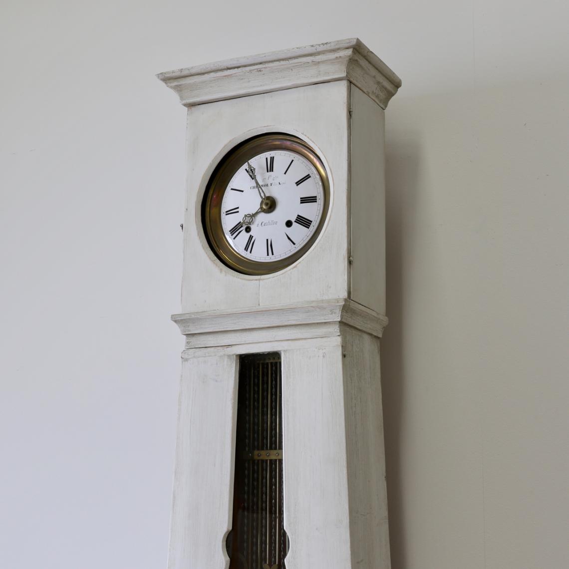 French Morbier Case Clock