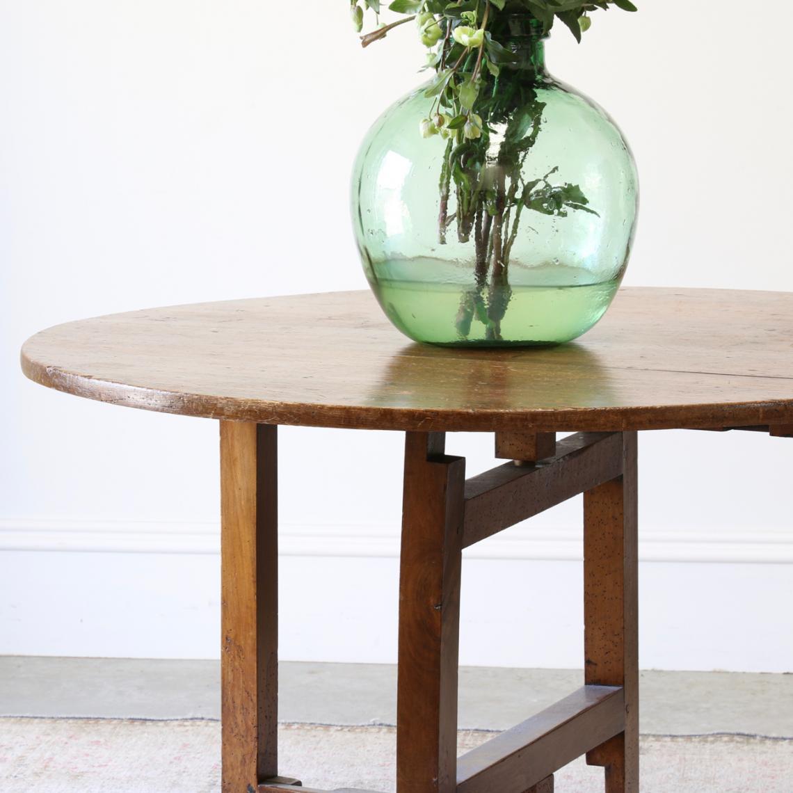 19th Century Burgundian Wine Table// Length 1.1m