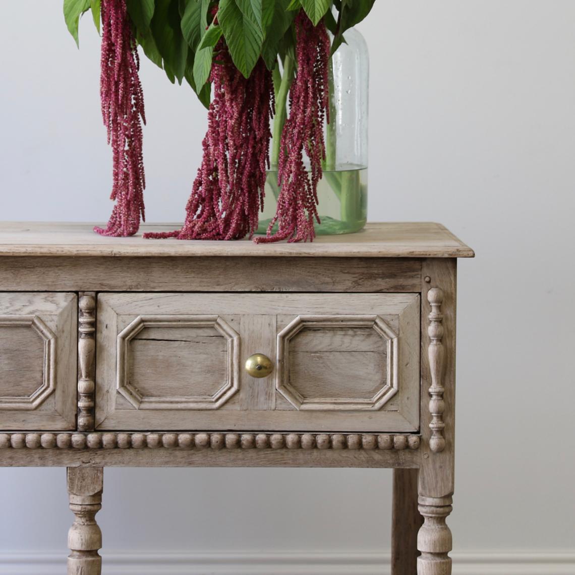 Jacobean Two Drawer Side Table