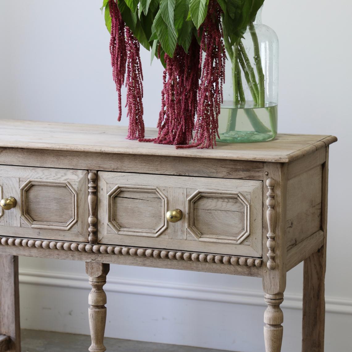 Jacobean Two Drawer Side Table