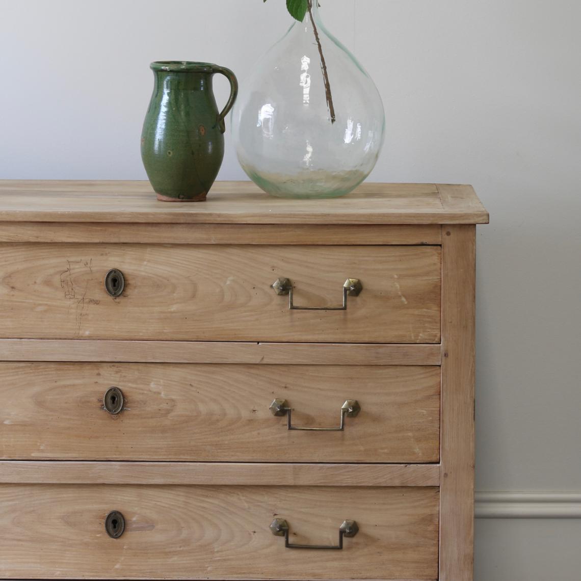 A Bleached Country Commode from Sweden