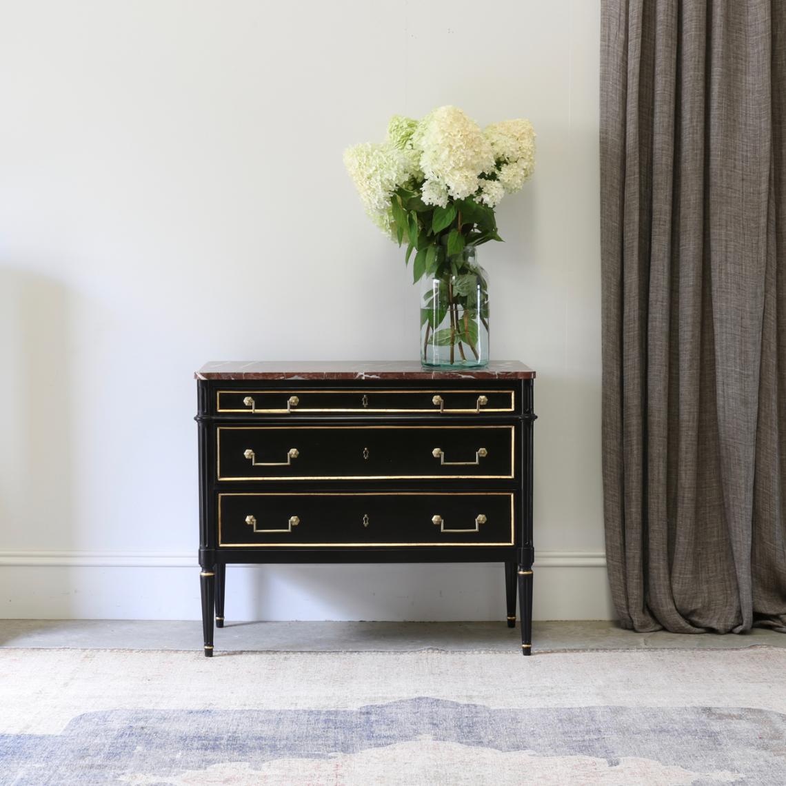  An Ebonised Directoire Commode