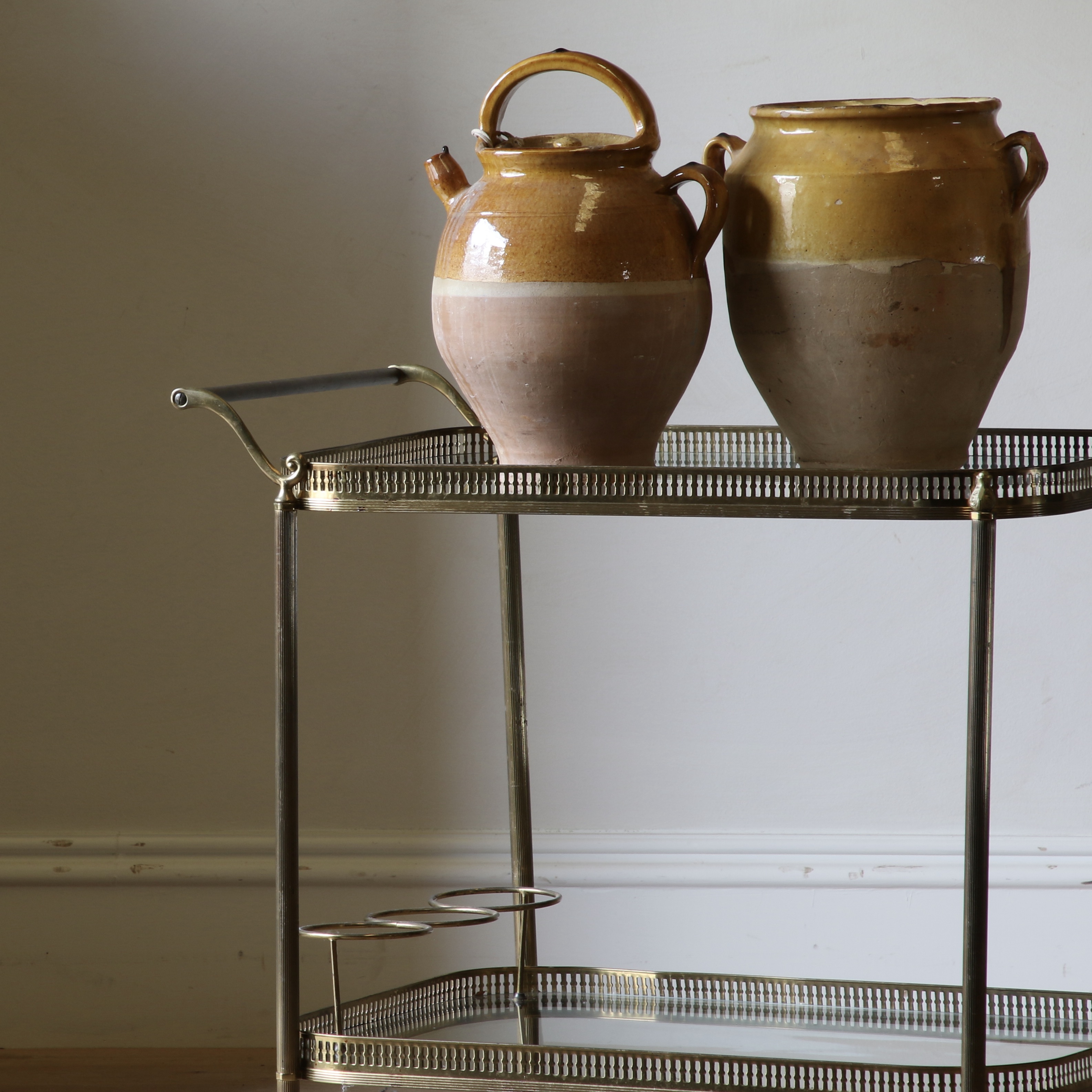 Brass Drinks Trolley