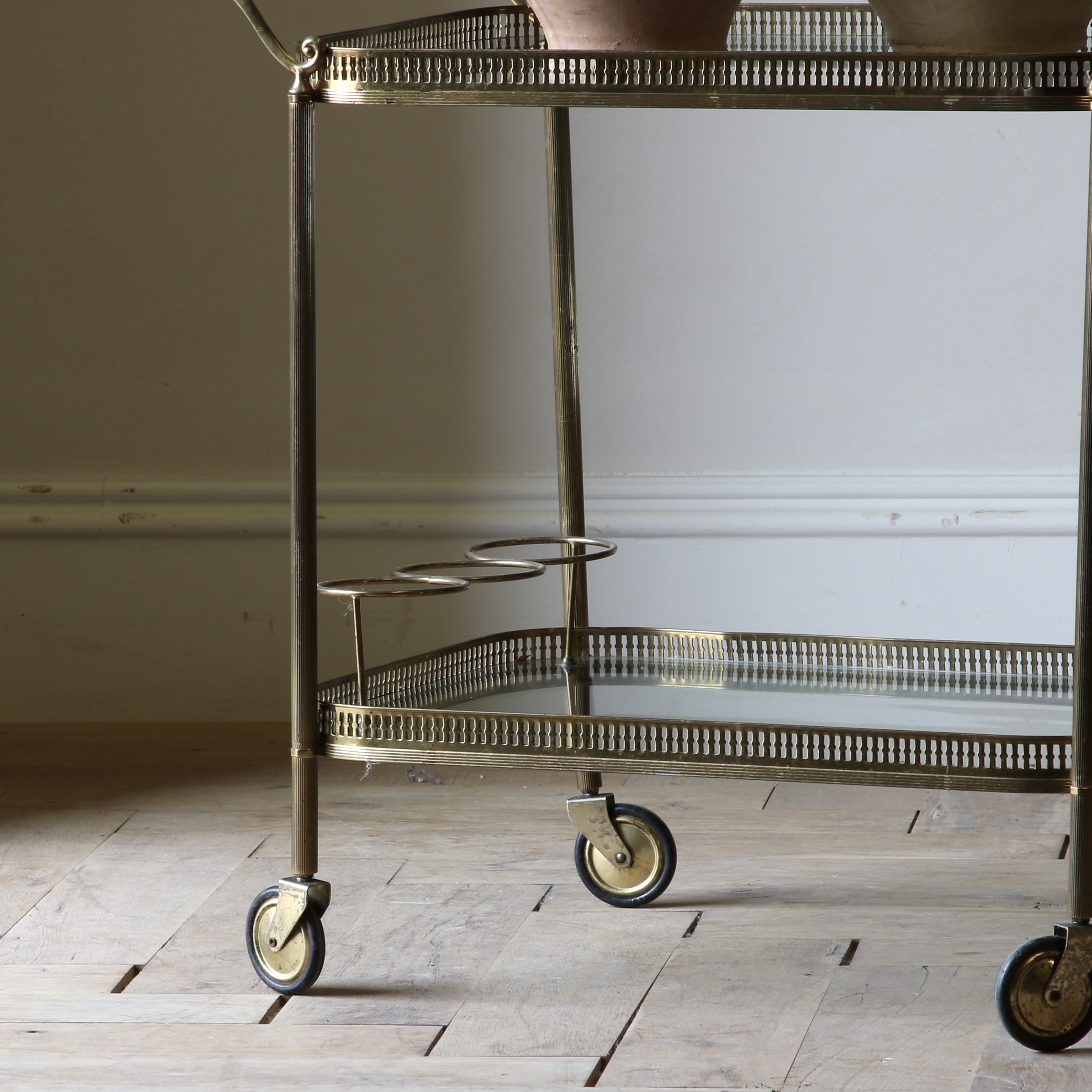 Brass Drinks Trolley