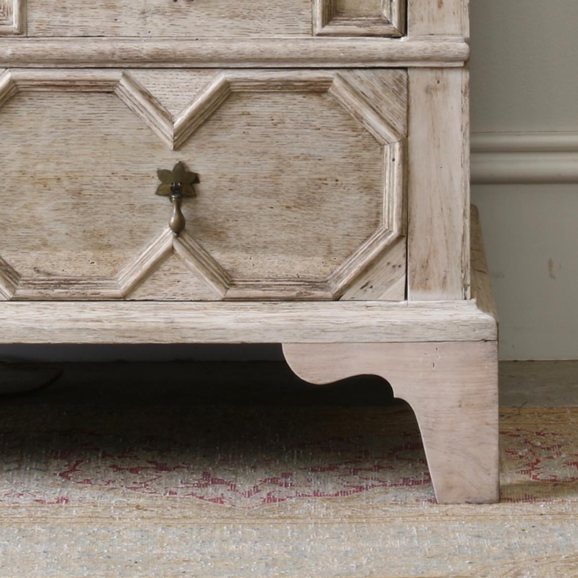 Bleached Jacobean Chest of Drawers