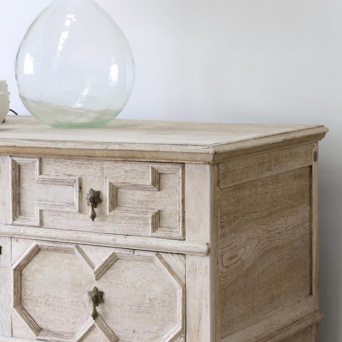 Bleached Jacobean Chest of Drawers