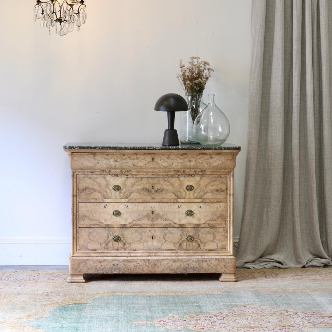 Bleached Walnut Commode